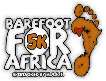 Barefoot for Africa 5K, sponsored by H.A.R.T.